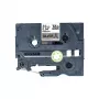 Brother TZE-R951 labelband zwart op zilver