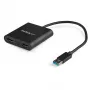 StarTech.com USB 3.0 naar dual HDMI-adapter, USB naar 2x HDMI-monitorconverter voor Windows (geen ondersteuning voor macOS/ChromeOS/Linux) - TAA