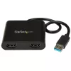 StarTech.com USB 3.0 naar dual HDMI-adapter, USB naar 2x HDMI-monitorconverter voor Windows (geen ondersteuning voor macOS/ChromeOS/Linux) - TAA