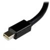 StarTech.com MDP2DVI3 Mini DisplayPort-naar-DVI-adapter, 1920x1200 (WUXGA), passief, Thunderbolt-compatibel, 17 cm, zwart