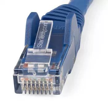 StarTech.com 7m CAT6 Ethernet-kabel – LSZH (Low Smoke Zero Halogen) – 10 Gigabit 250MHz 100W PoE RJ45 10GbE UTP netwerk-patchkabel, rastnasenvrij met trekontlasting – blauw, CAT 6, ETL-getest, 24AWG
