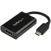 StarTech.com USB-C naar HDMI 2.0 adapter met Power Delivery - 4K 60Hz USB Type-C naar HDMI display videoconverter - 60W PD doorgaflaadpoort - Thunderbolt 3 compatibel - zwart