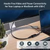 StarTech.com USB-C naar HDMI 2.0 adapter met Power Delivery - 4K 60Hz USB Type-C naar HDMI display videoconverter - 60W PD doorgaflaadpoort - Thunderbolt 3 compatibel - zwart