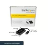 StarTech.com USB-C naar HDMI 2.0 adapter met Power Delivery - 4K 60Hz USB Type-C naar HDMI display videoconverter - 60W PD doorgaflaadpoort - Thunderbolt 3 compatibel - zwart