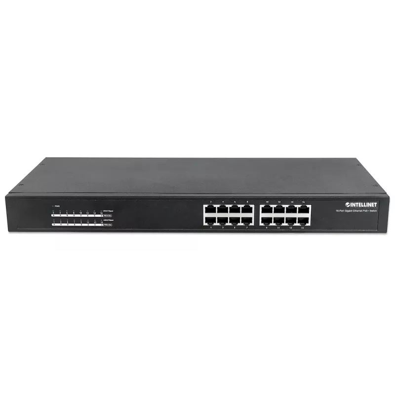 Unmanaged switch Intellinet 16-poorts Gigabit Ethernet PoE+