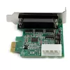 StarTech.com 4-poorts PCI Express RS232 seriële adapterkaart – PCIe RS232 seriële hostcontrollerkaart – PCIe naar serieel DB9 – 16950 UART – low-profile uitbreidingskaart – Windows/Linux – TAA