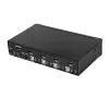 StarTech.com 4-poorts DisplayPort-KVM-switch – 4K 60 Hz – enkel scherm – dual-port UHD DP 1.2 USB-KVM-switch met geïntegreerde USB-2.0-hub & audio – Dell, HP, Apple, Lenovo – TAA-conform