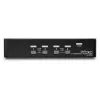 StarTech.com 4-poorts DisplayPort-KVM-switch – 4K 60 Hz – enkel scherm – dual-port UHD DP 1.2 USB-KVM-switch met geïntegreerde USB-2.0-hub & audio – Dell, HP, Apple, Lenovo – TAA-conform