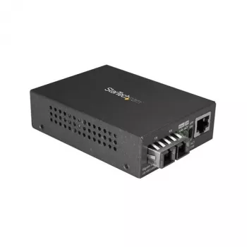 StarTech.com multimode (MM) SC glasvezel-mediaconverter voor 10/100/1000-netwerken – 550 m bereik – gigabit-ethernet – 850 nm – full-duplex