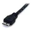 StarTech.com 0,5 m (1,5 voet) zwarte SuperSpeed USB 3.0-kabel A naar Micro B - M/M
