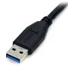 StarTech.com 0,5 m (1,5 voet) zwarte SuperSpeed USB 3.0-kabel A naar Micro B - M/M