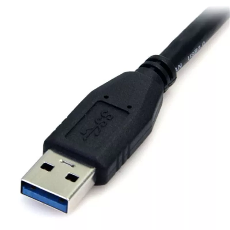 StarTech.com 0,5 m (1,5 voet) zwarte SuperSpeed USB 3.0-kabel A naar Micro B - M/M