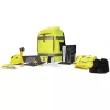 Rugzak DICOTA Hi-Vis geel polyethyleentereftalaat (PET) thermoplastisch polyurethaan (TPU)