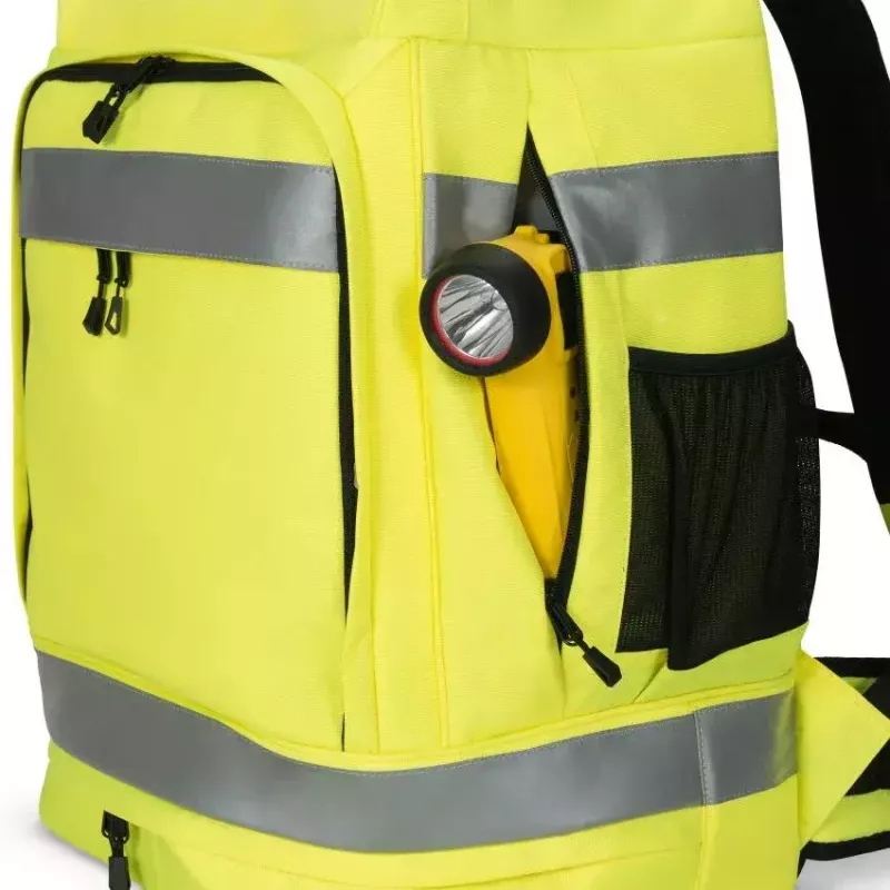 Rugzak DICOTA Hi-Vis geel polyethyleentereftalaat (PET) thermoplastisch polyurethaan (TPU)