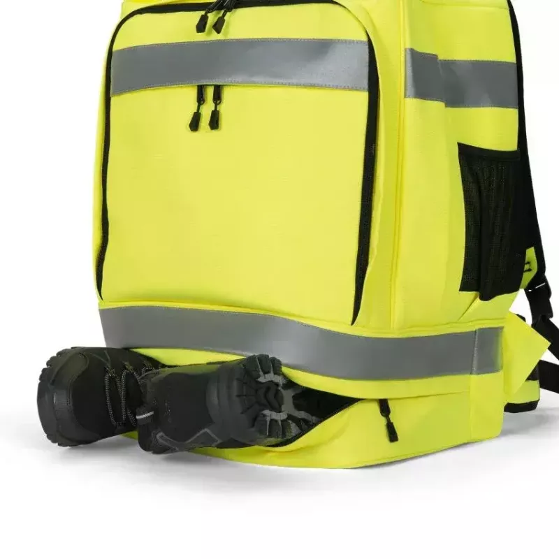 Rugzak DICOTA Hi-Vis geel polyethyleentereftalaat (PET) thermoplastisch polyurethaan (TPU)