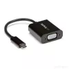 StarTech.com USB-C naar VGA adapter - zwart - 1080p - videoconverter voor je MacBook Pro - USB C naar VGA display dongle - bijgewerkte versie is CDP2VGAEC