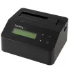 StarTech.com single bay harde schijf-wisser, standalone HDD/SSD-sanitizer, USB 3.0 naar SATA II (3 Gbit/s), 9 wismodi, LCD-display, veilige wisapparatuur harde schijven-sanitizer-dock, DB-9 printeraansluiting, TAA-conform