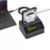 StarTech.com single bay harde schijf-wisser, standalone HDD/SSD-sanitizer, USB 3.0 naar SATA II (3 Gbit/s), 9 wismodi, LCD-display, veilige wisapparatuur harde schijven-sanitizer-dock, DB-9 printeraansluiting, TAA-conform