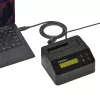 StarTech.com single bay harde schijf-wisser, standalone HDD/SSD-sanitizer, USB 3.0 naar SATA II (3 Gbit/s), 9 wismodi, LCD-display, veilige wisapparatuur harde schijven-sanitizer-dock, DB-9 printeraansluiting, TAA-conform