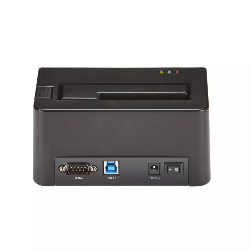StarTech.com single bay harde schijf-wisser, standalone HDD/SSD-sanitizer, USB 3.0 naar SATA II (3 Gbit/s), 9 wismodi, LCD-display, veilige wisapparatuur harde schijven-sanitizer-dock, DB-9 printeraansluiting, TAA-conform