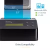 StarTech.com single bay harde schijf-wisser, standalone HDD/SSD-sanitizer, USB 3.0 naar SATA II (3 Gbit/s), 9 wismodi, LCD-display, veilige wisapparatuur harde schijven-sanitizer-dock, DB-9 printeraansluiting, TAA-conform