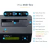 StarTech.com single bay harde schijf-wisser, standalone HDD/SSD-sanitizer, USB 3.0 naar SATA II (3 Gbit/s), 9 wismodi, LCD-display, veilige wisapparatuur harde schijven-sanitizer-dock, DB-9 printeraansluiting, TAA-conform