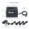 StarTech.com single bay harde schijf-wisser, standalone HDD/SSD-sanitizer, USB 3.0 naar SATA II (3 Gbit/s), 9 wismodi, LCD-display, veilige wisapparatuur harde schijven-sanitizer-dock, DB-9 printeraansluiting, TAA-conform