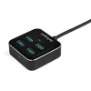 StarTech.com 4-poorts USB C-hub – USB-C naar 4x USB-A-poorten – SuperSpeed 10 Gbit/s USB 3.2 Gen 2 Type-C-hub – USB bus-powered – draagbaar/compact USB-C naar USB adapter-hub voor laptop – aluminium