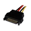 StarTech.com 30,5 cm SATA-naar-LP4-voedingskabel-adapter - B/M, SATA 15-polig, Molex (4-polig), 0,3048 m, stekker, bus, recht