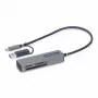 StarTech.com FCREADMICRO3V2 USB 3.0 multimedia-geheugenkaartlezer, SD/microSD/CompactFlash, USB-C met USB-A-adapter, 5 Gbps