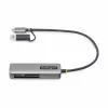 StarTech.com FCREADMICRO3V2 USB 3.0 multimedia-geheugenkaartlezer, SD/microSD/CompactFlash, USB-C met USB-A-adapter, 5 Gbps