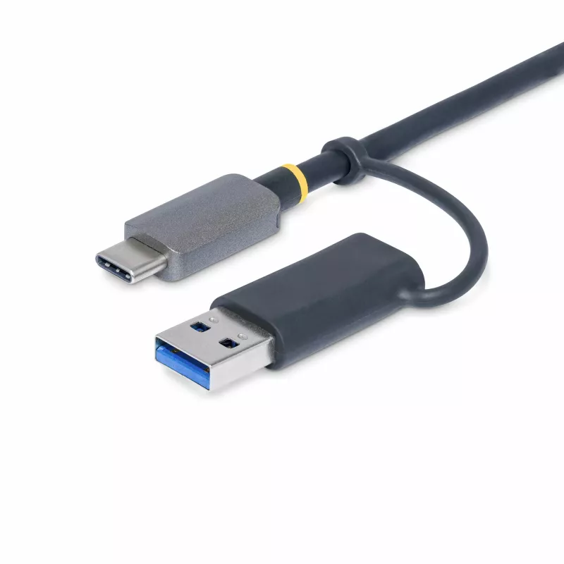 StarTech.com FCREADMICRO3V2 USB 3.0 multimedia-geheugenkaartlezer, SD/microSD/CompactFlash, USB-C met USB-A-adapter, 5 Gbps