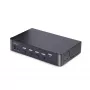 StarTech.com 4-poorts DisplayPort KVM-switch, 8K 60Hz / 4K 144Hz, single display, DP 1.4, 2x USB 3.0-poorten, 4x USB 2.0 HID-poorten, knop- en sneltoetsomschakeling, TAA-conform - besturingssysteemonafhankelijk, metalen behuizing