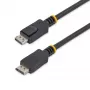 StarTech.com 50cm DisplayPort 1.2-kabel – 4K x 2K Ultra HD VESA-gecertificeerde DisplayPort-kabel – korte DP-naar-DP-kabel voor monitor – slank DP-video-/displaykabel – vergrendelende DP-stekkers