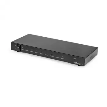 StarTech.com 8-poorts 4K 60Hz HDMI-splitter, HDMI, 8x HDMI, 3840 x 2160 pixels, zwart, 4K Ultra HD, 60 Hz