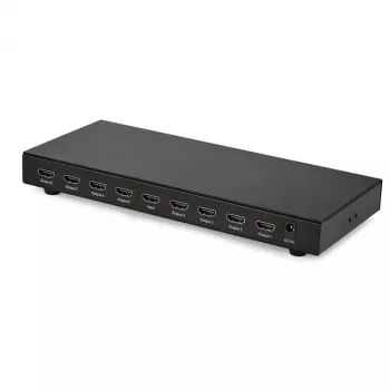 StarTech.com 8-poorts 4K 60Hz HDMI-splitter, HDMI, 8x HDMI, 3840 x 2160 pixels, zwart, 4K Ultra HD, 60 Hz