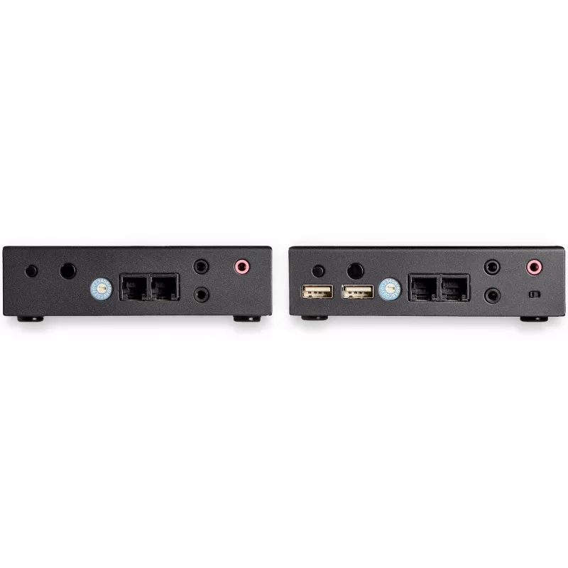 StarTech.com HDMI KVM-extender over IP-netwerk - 4K 30Hz HDMI 2.0 en USB over IP LAN of Cat5e/Cat6 ethernetkabel (100m/330ft) - remote KVM-switch/console zender/ontvanger extenderkit
