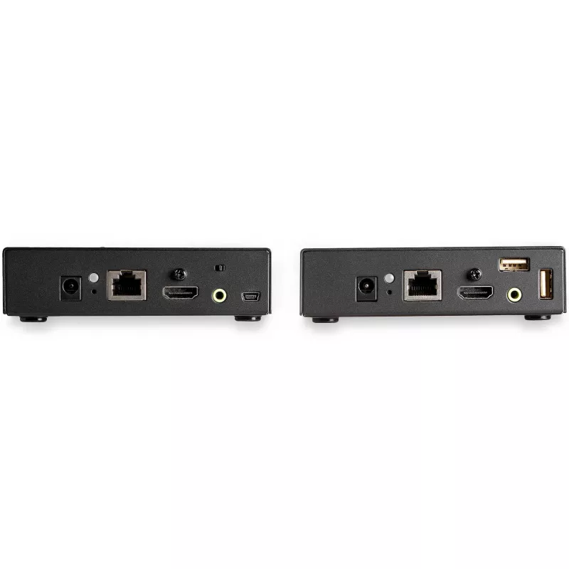 StarTech.com HDMI KVM-extender over IP-netwerk - 4K 30Hz HDMI 2.0 en USB over IP LAN of Cat5e/Cat6 ethernetkabel (100m/330ft) - remote KVM-switch/console zender/ontvanger extenderkit