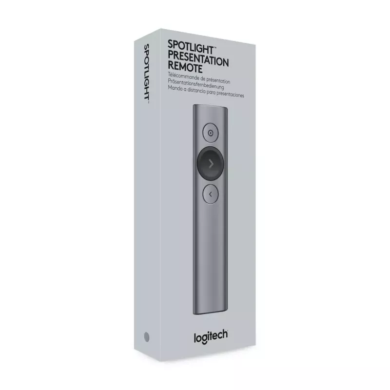 Logitech Spotlight Plus presentatieafstandsbediening, grijs
