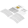 StarTech.com 20-pack beveiligingskabelhouders voor adapters & dongles - universele kabeladapterhouder - bevestigingskabel - verstelbare lengte diefstalbeveiliging kabelhouder set - staal