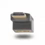StarTech.com down angle HDMI 2.0-adapter, stekker naar bus, verticaal 90 graden gebogen HDMI port saver, 4K 60Hz, High Speed HDMI-connectorverlenging, M/F