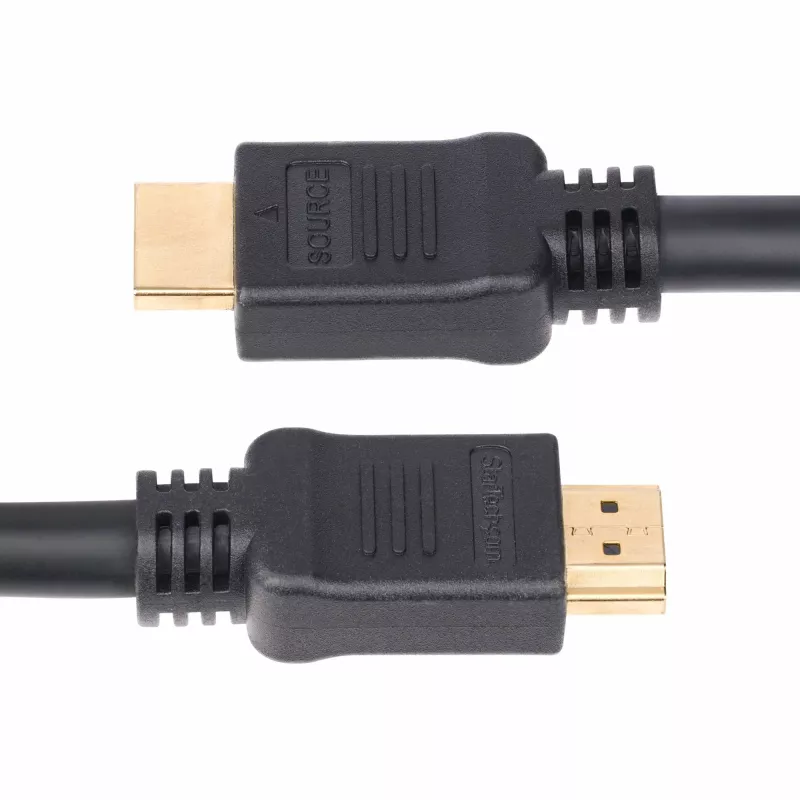 StarTech.com 15m (49,2ft) actieve HDMI 2.0-kabel, CMP, Plenum-gecertificeerd, High Speed HDMI-kabel, 4K 60Hz, HDR10/HDCP 2.2/ARC, CMP in-wall HDMI-kabel