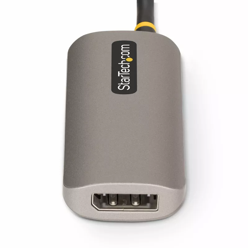 StarTech.com 1ft (30cm) HDMI naar DisplayPort-adapterkabel, 8K 60Hz, actieve HDMI 2.1 naar DP 1.4-videoconverter, USB-busvoeding met meegeleverde kabel