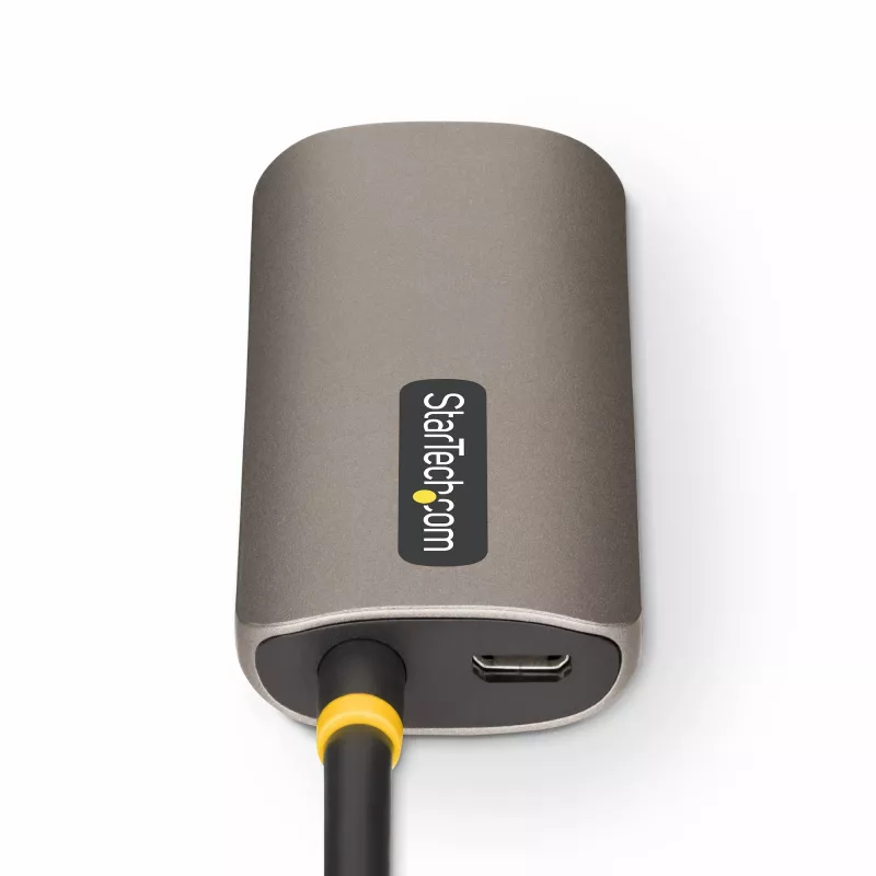 StarTech.com 1ft (30cm) HDMI naar DisplayPort-adapterkabel, 8K 60Hz, actieve HDMI 2.1 naar DP 1.4-videoconverter, USB-busvoeding met meegeleverde kabel