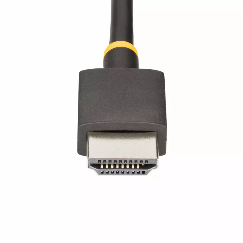 StarTech.com 1ft (30cm) HDMI naar DisplayPort-adapterkabel, 8K 60Hz, actieve HDMI 2.1 naar DP 1.4-videoconverter, USB-busvoeding met meegeleverde kabel