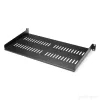 StarTech.com 1U serverrack-legbord – universeel, geventileerd rackmount kantelbaar legbord voor 19 inch netwerkkast en -behuizing – robuust staal – draagvermogen 20 kg – 10 inch diep legbord, zwart