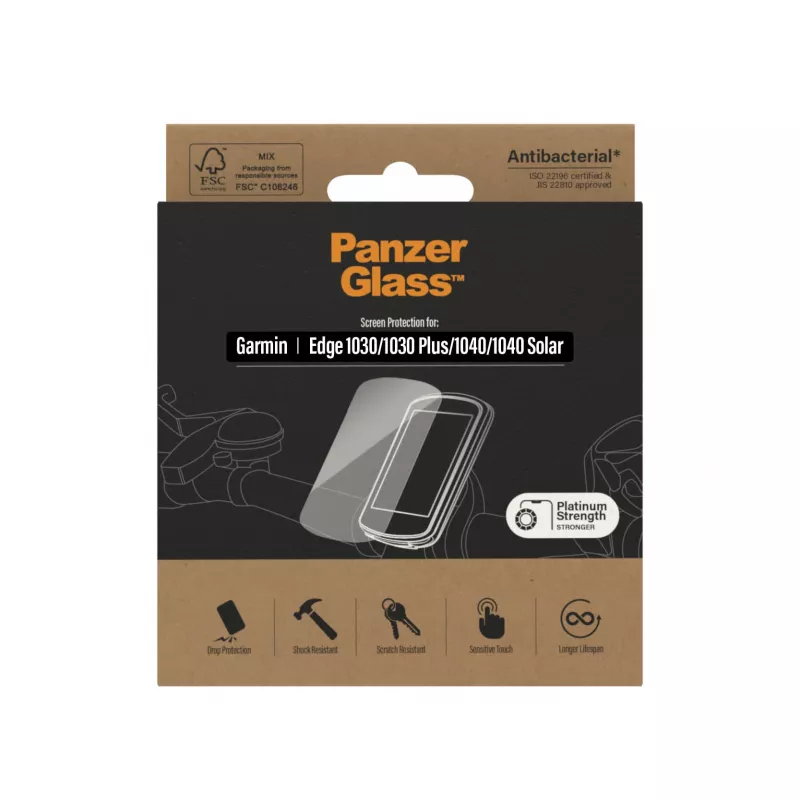 PanzerGlass displaybeschermfolie Garmin Edge 1030 1040 Anti-Glare gehard glas