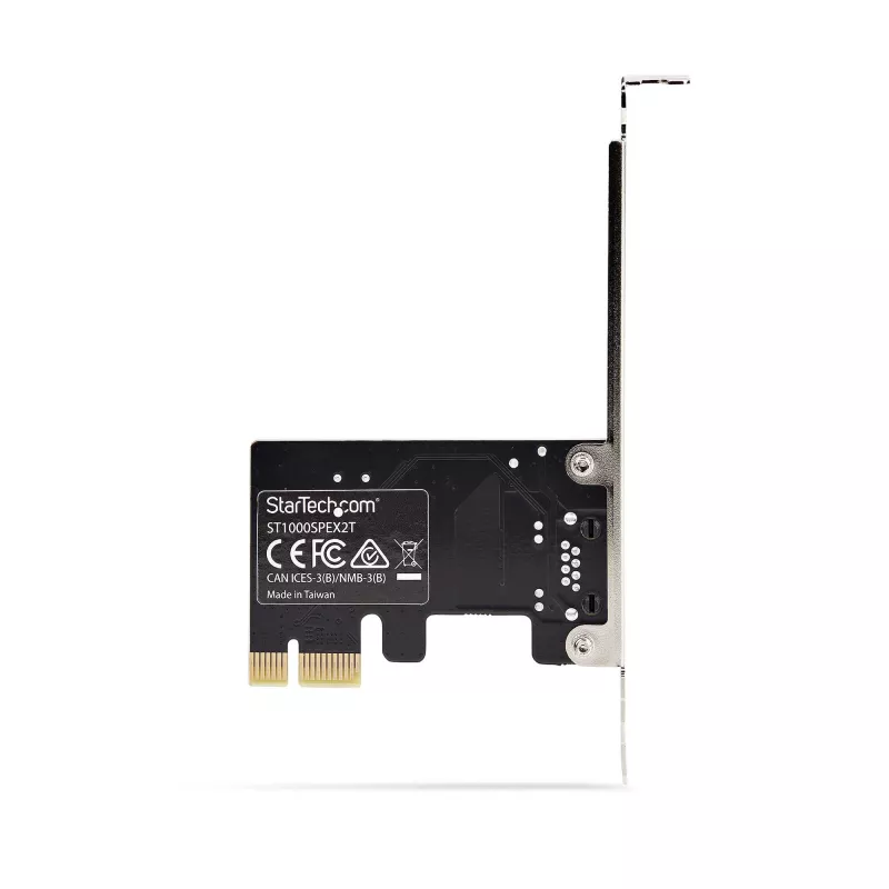 StarTech.com 1-poorts Gigabit PCIe-netwerkkaart, 10/100/1000 Mbit/s PCI Express LAN-kaart, NIC, Realtek RTL8111H, compatibel met Windows en Linux, TAA-conform