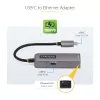 StarTech.com 2.5GbE USB-C naar Ethernet-adapter, 100W PD-passthrough, NBASE-T NIC, USB 3.0 Type-C 2.5/1G multi-speed netwerk, Thunderbolt-compatibel, Windows & Mac