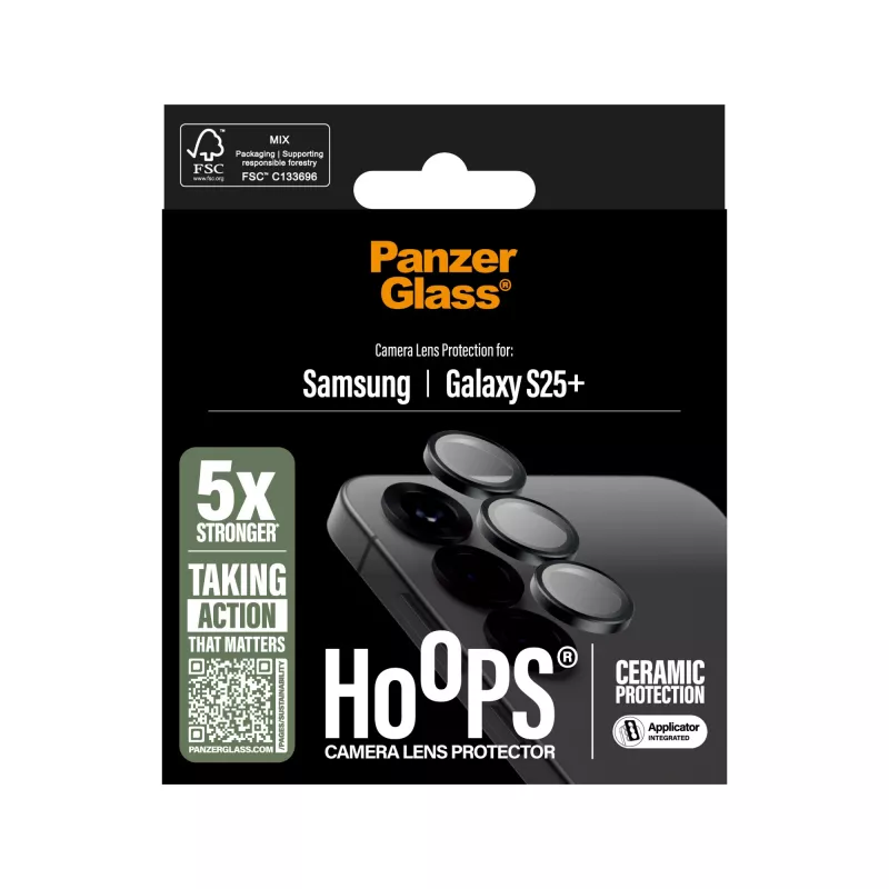 Cameranlensbescherming PanzerGlass Samsung Galaxy S25+ krasvast stootvast